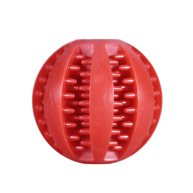 Pelota mordedora de goma interactiva para perros