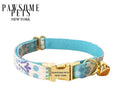 Collar azul ultramar para perro pequeño y gato - Pawsome Pets New York