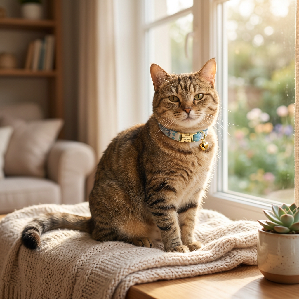 Collar azul ultramar para perro pequeño y gato - Pawsome Pets New York