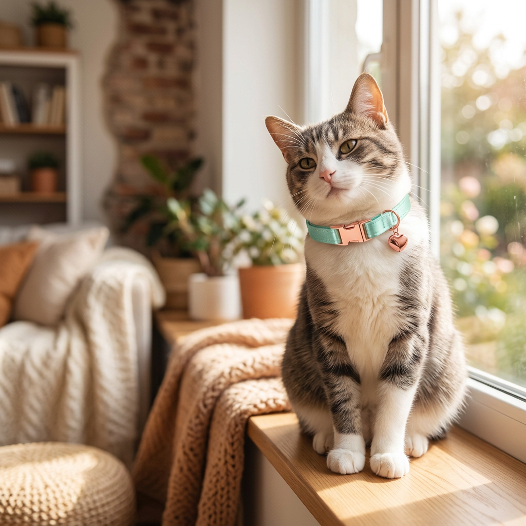 Collar verde menta para gato y perro pequeño - Pawsome Pets New York