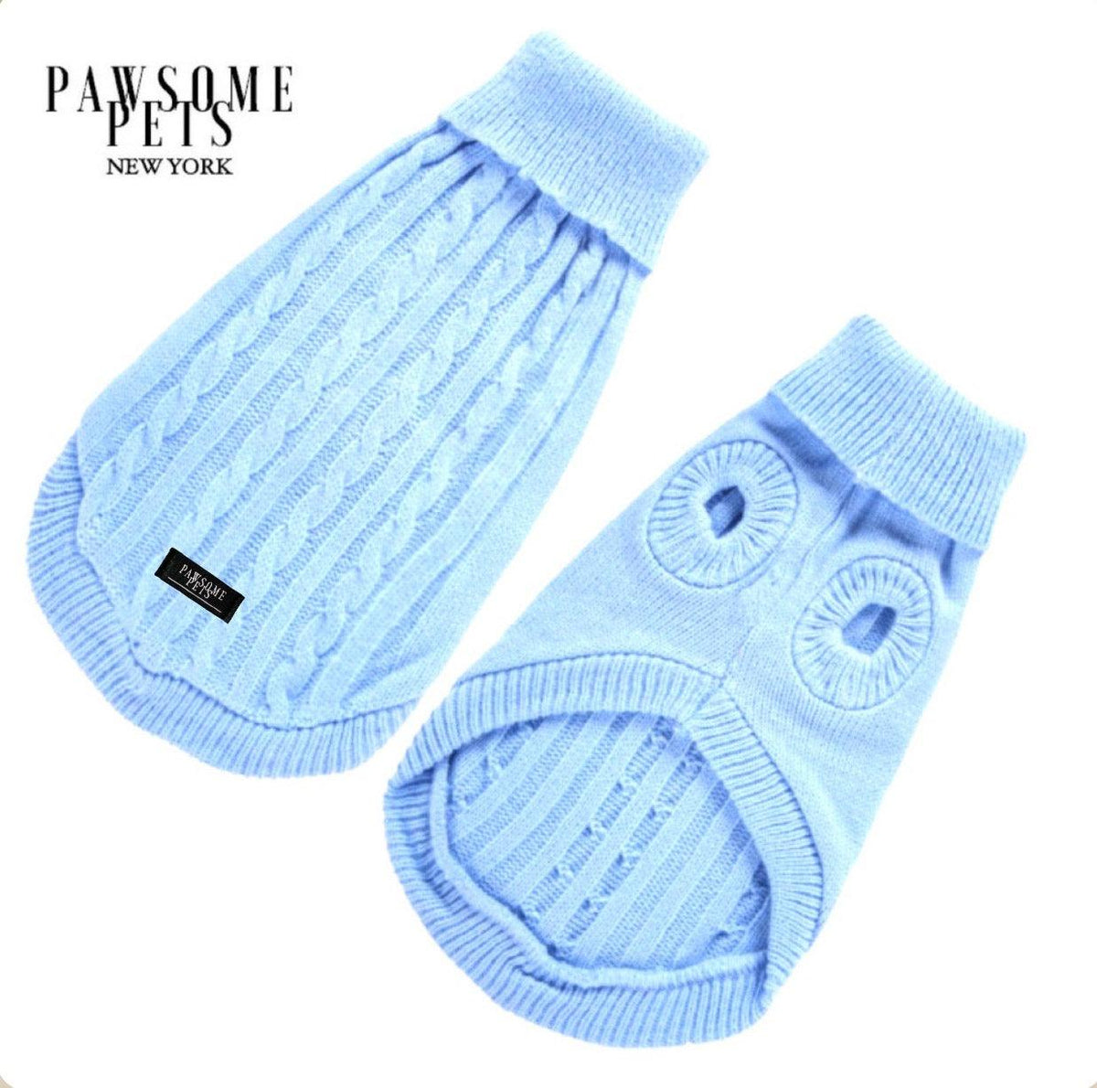 Jersey de punto Pawsome Pets New York azul claro