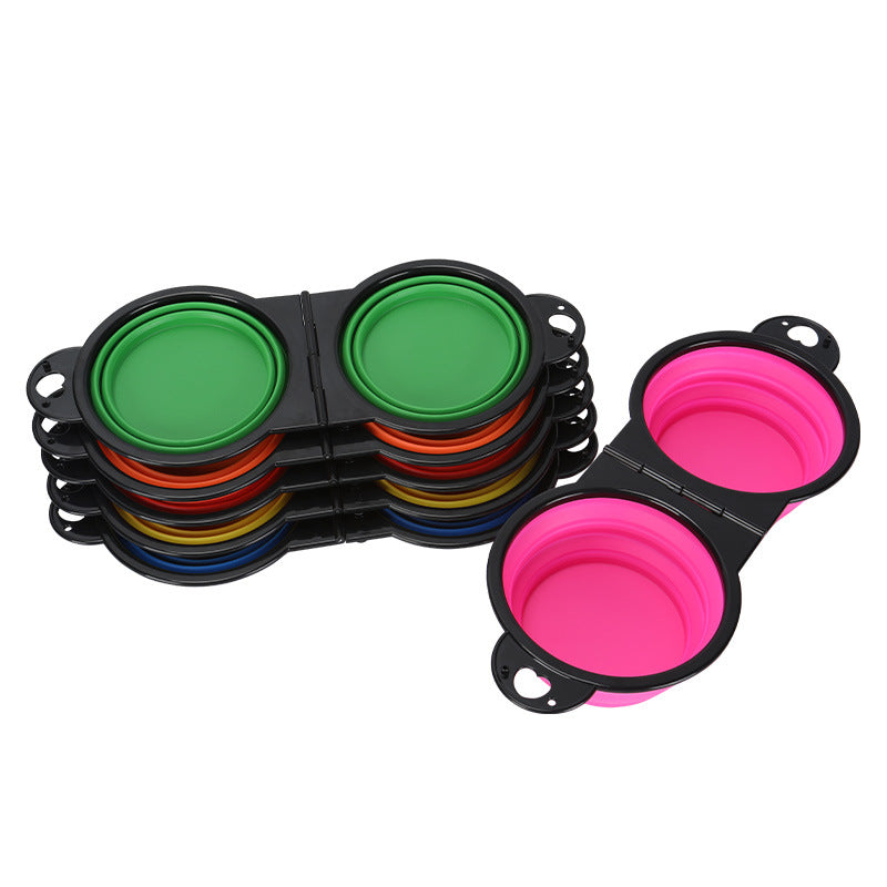 Cuenco plegable portátil para perros