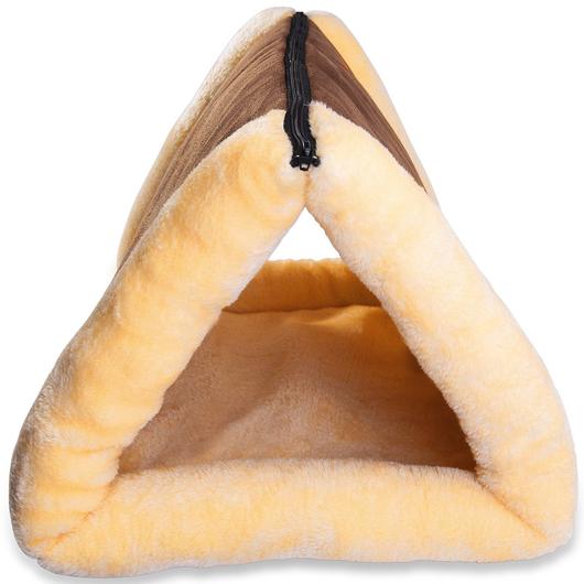 Cama para mascotas 2 en 1 con túnel de juego
