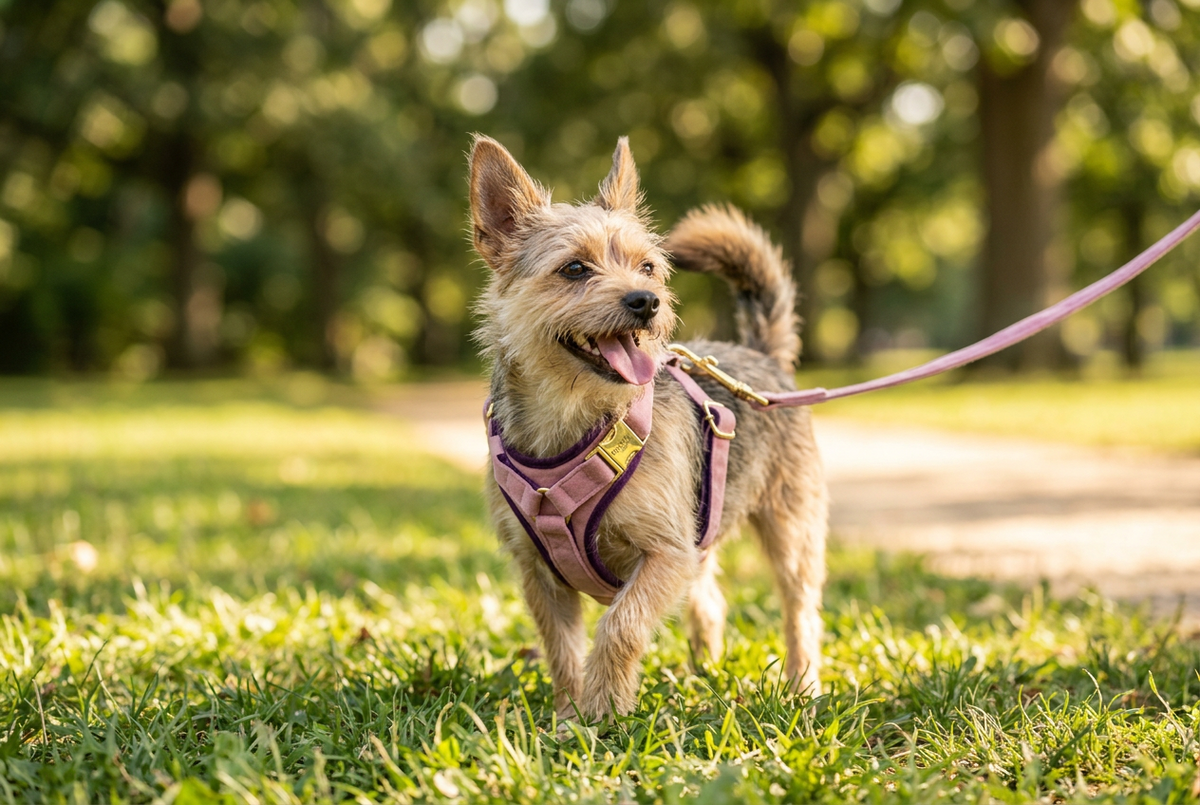 Arnés step-in rosa para perro - Pawsome Pets New York