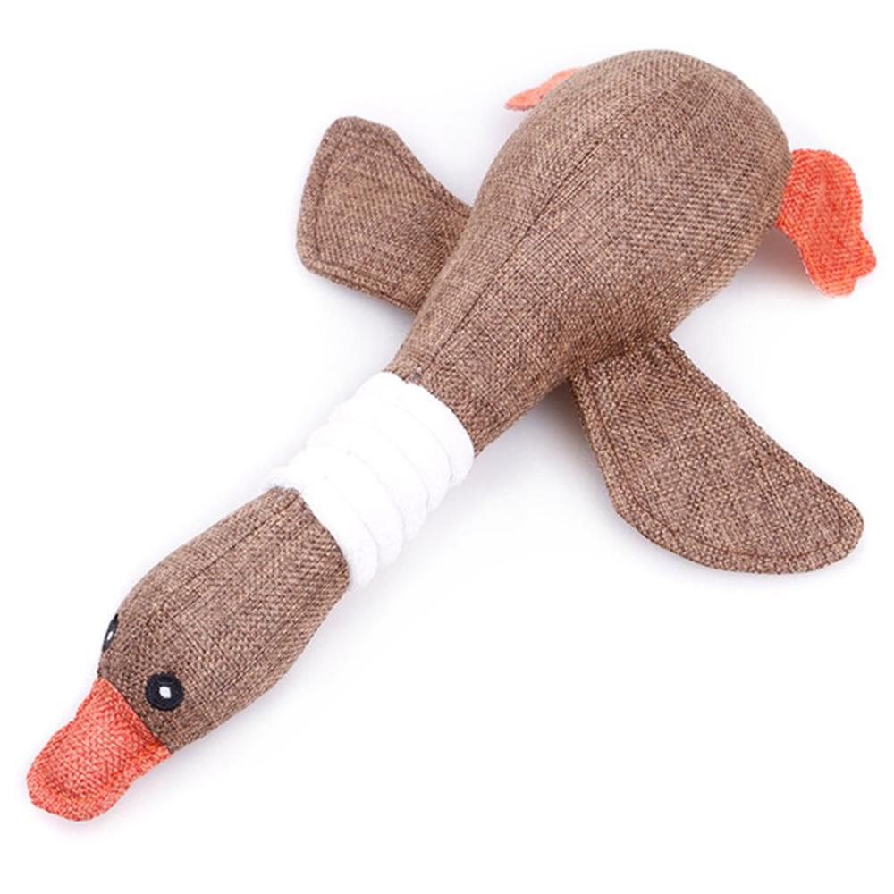 Juguete de peluche con sonido para perros – Café