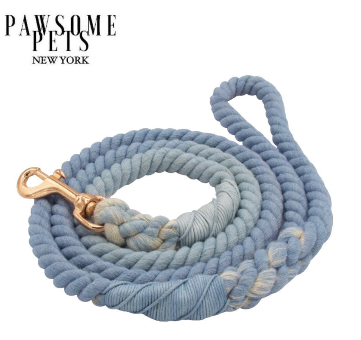 Correa de cuerda Pawsome Pets New York Larkspur