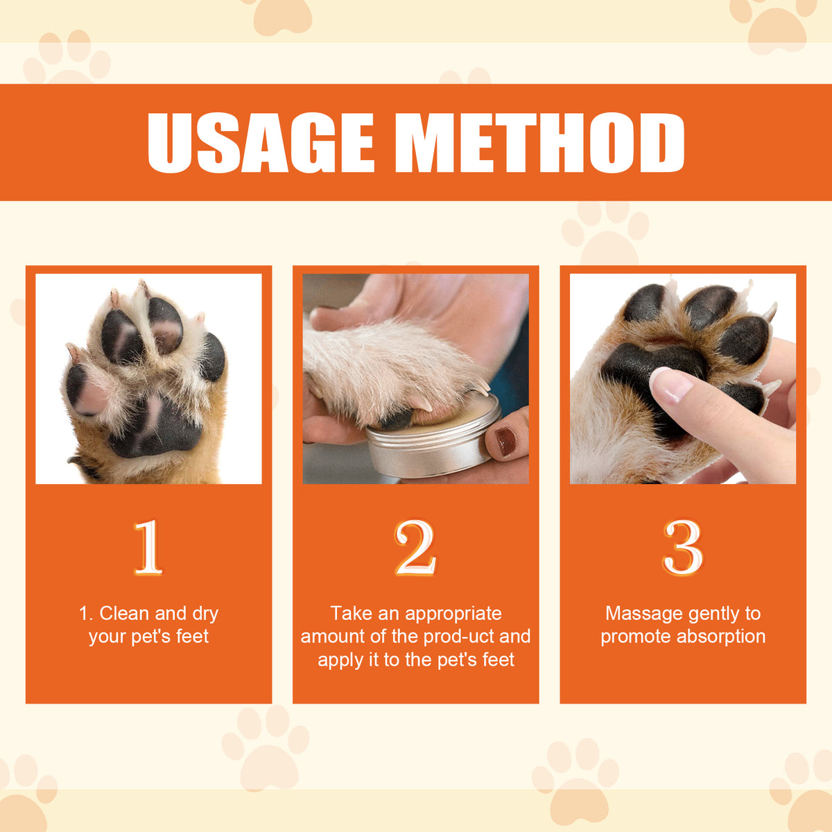 Bálsamo hidratante para patas de perros y gatos