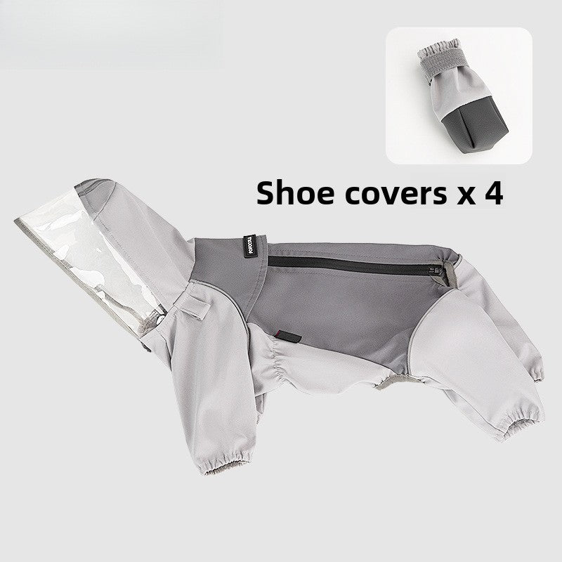 Chubasquero impermeable de cuatro patas para perros