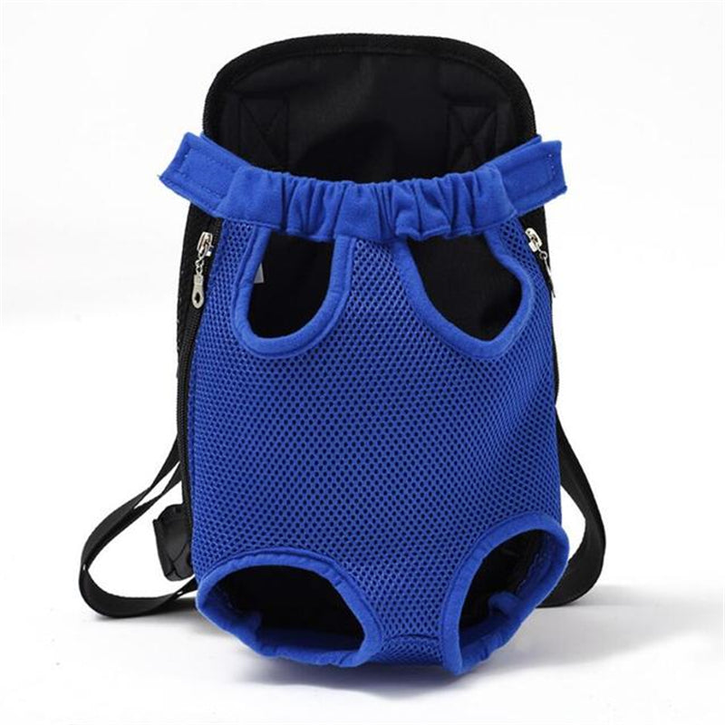 Mochila portabebés para perros y gatos, con patas fuera