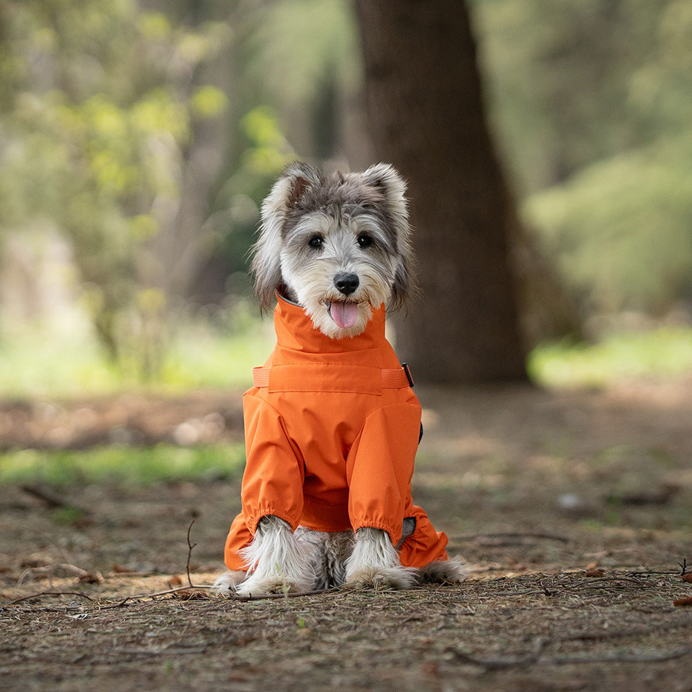 Chubasquero impermeable con capucha para perros pequeños y medianos