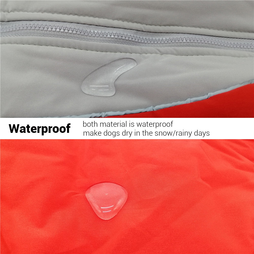 Mono térmico impermeable reflectante para perros pequeños