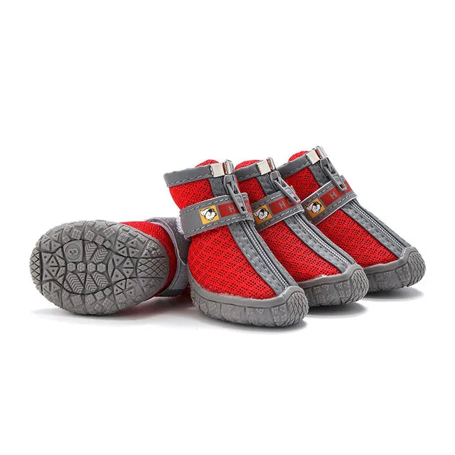 Zapatos transpirables antideslizantes para perros