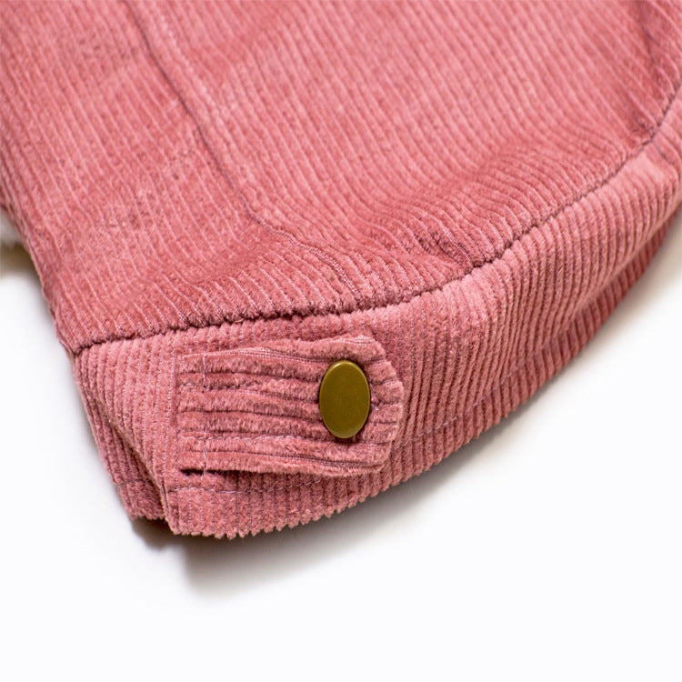 Chaqueta de pana de abrigo para perros
