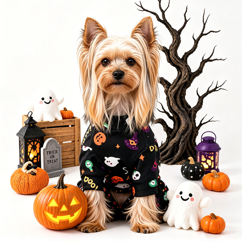 Ropa floral de Halloween para perros y gatos, foto 3 de 8