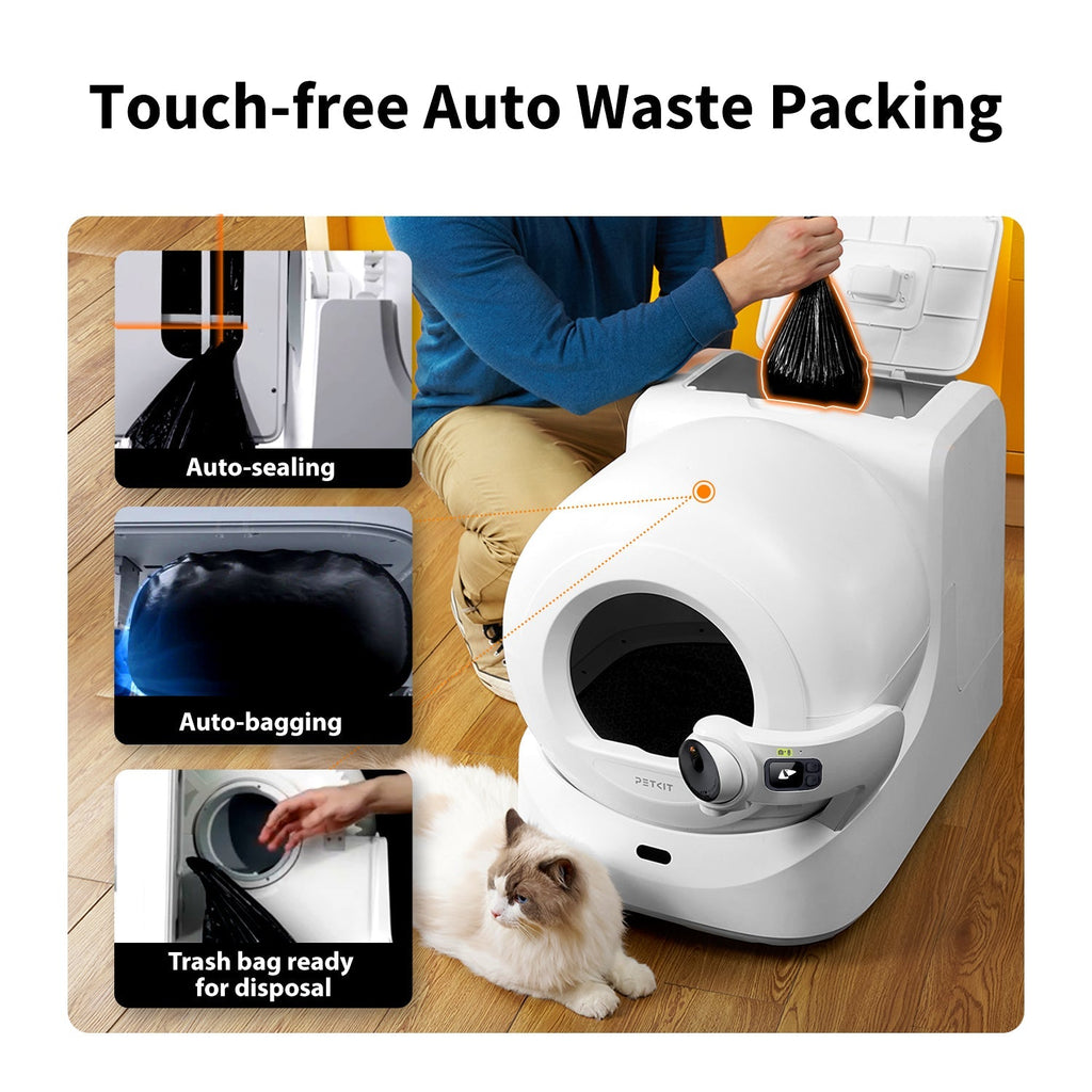 PETKIT Purobot Ultra · Arenero automático con cámara IA y sellado de bolsa, foto 3 de 5