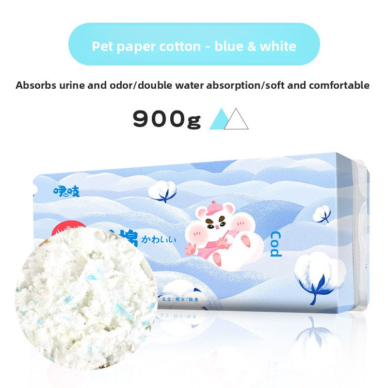 Lecho de papel absorbente para hámster
