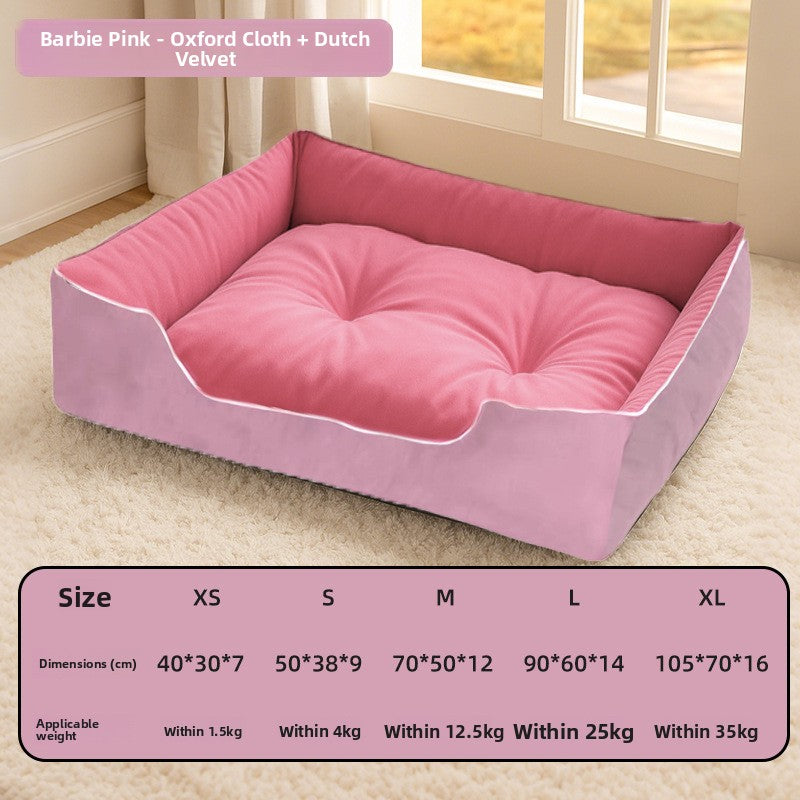 Cama impermeable y desenfundable para perros