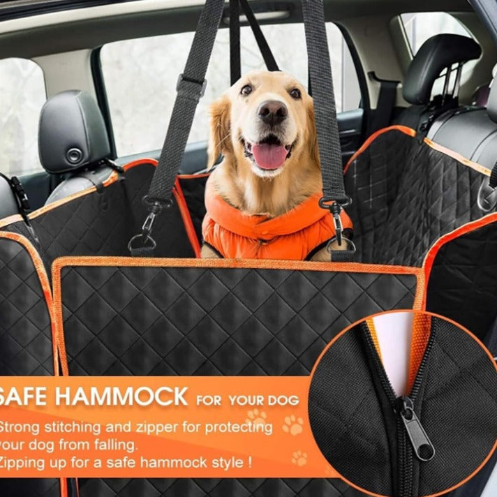 Funda protectora impermeable para asiento de coche para perros