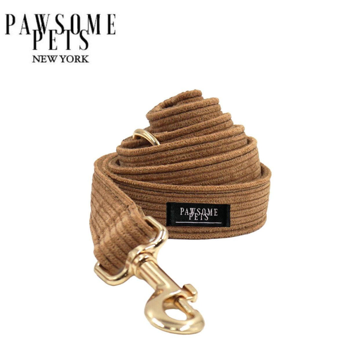 Correa para perros Pawsome Pets New York marrón
