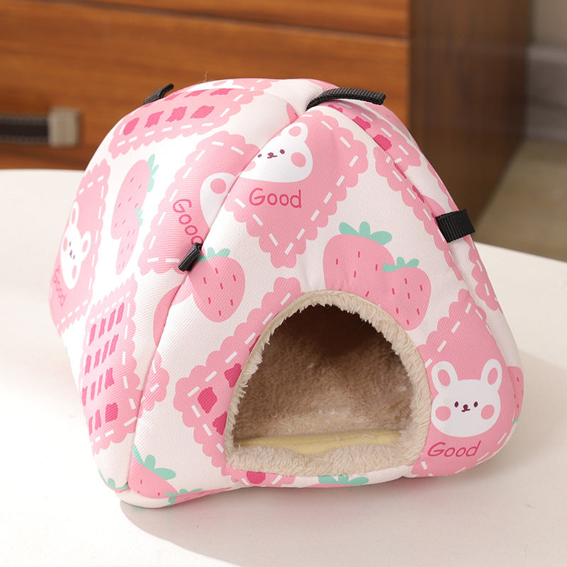 Nido ventilado para hámster y mascotas pequeñas