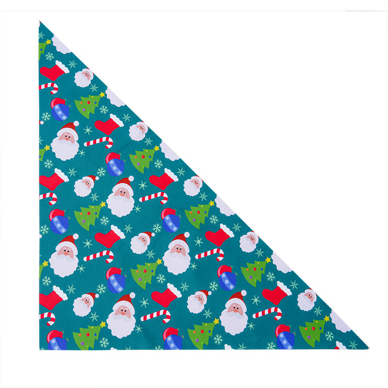 Bandana de nylon para perros y gatos con diseño festivo