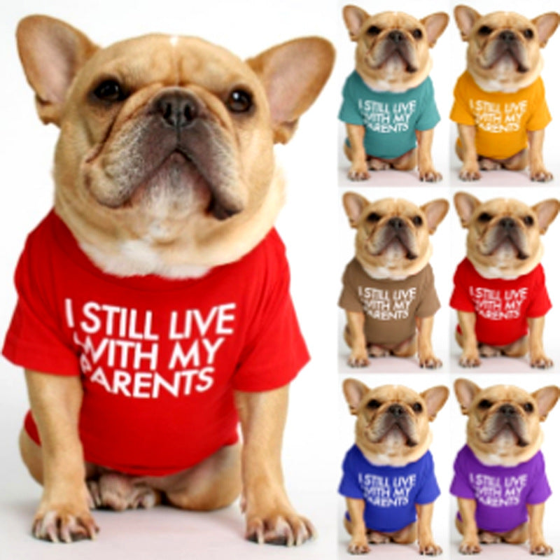 Camiseta de Cuello Redondo para Perros y Gatos