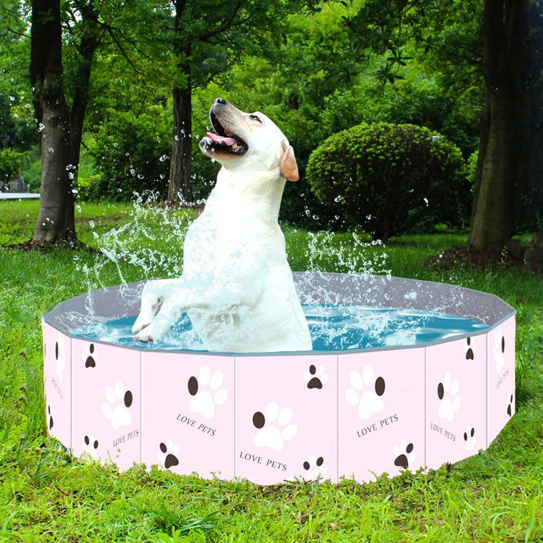 Bañera plegable portátil para perros y gatos