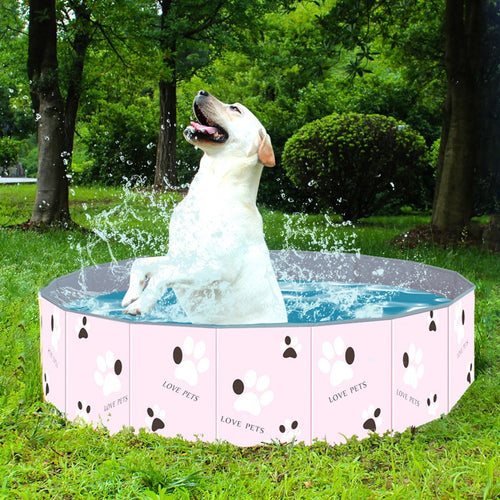 Bañera plegable portátil para perros y gatos