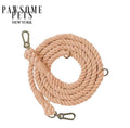 Correa de cuerda manos libres Pawsome Pets New York coral