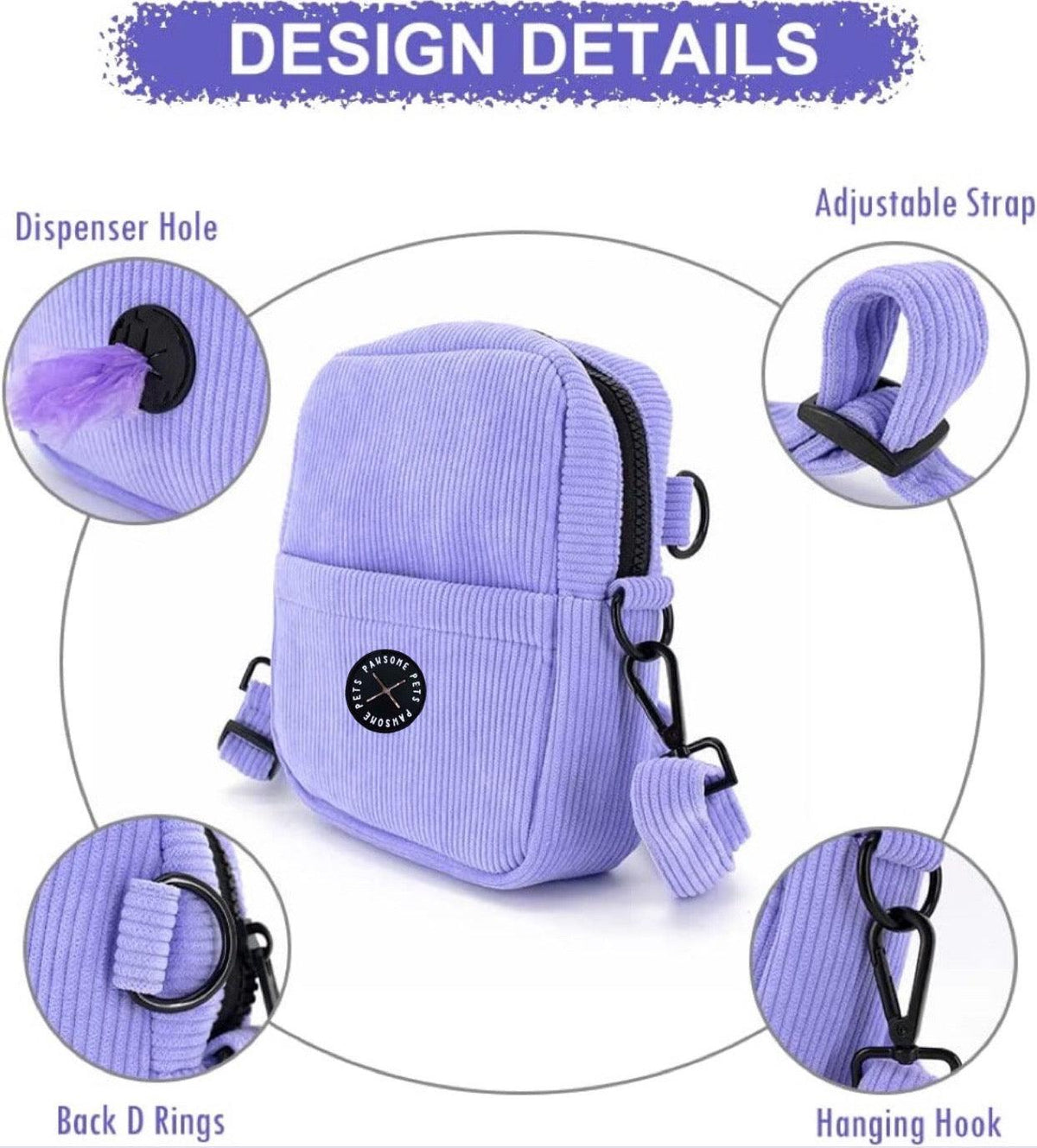 Bolso bandolera Pawsome Pets New York marrón, foto 2 de 2
