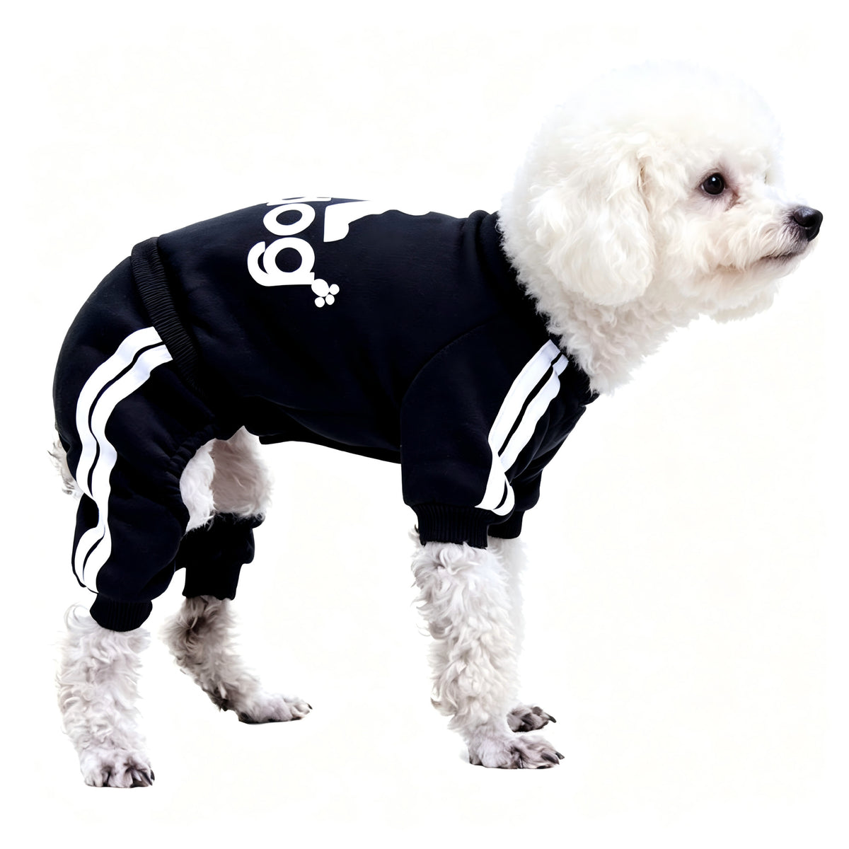 Sudadera con capucha de cuatro patas para perros y gatos