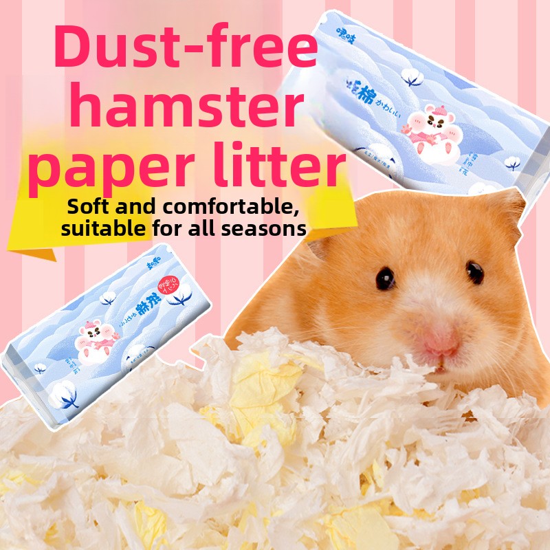Lecho de papel absorbente para hámster