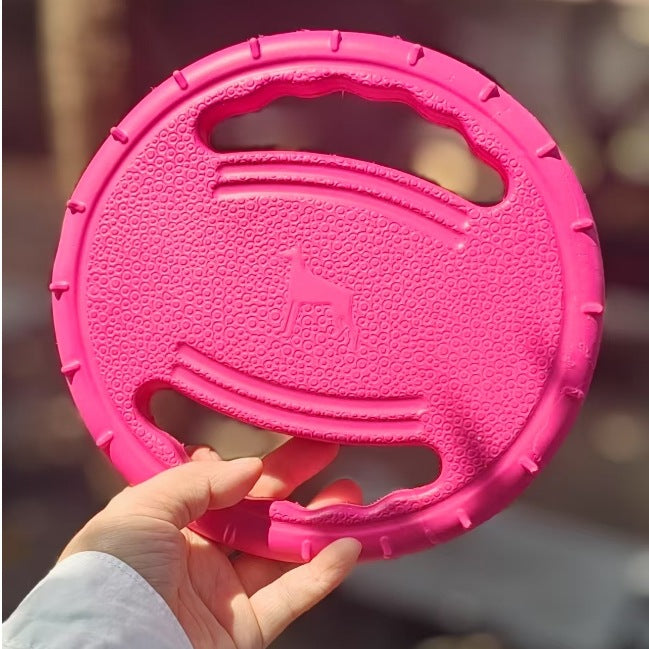 Disco volador de adiestramiento resistente a mordiscos para perros