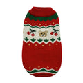 Jersey navideño de punto para perros pequeños y gatos