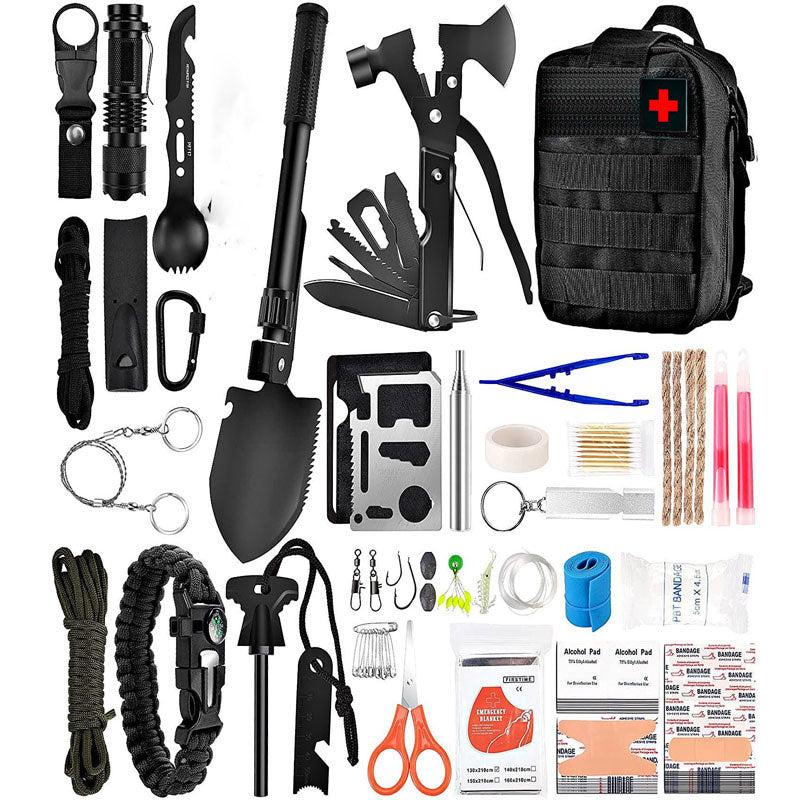 Kit de supervivencia y botiquín de montaña
