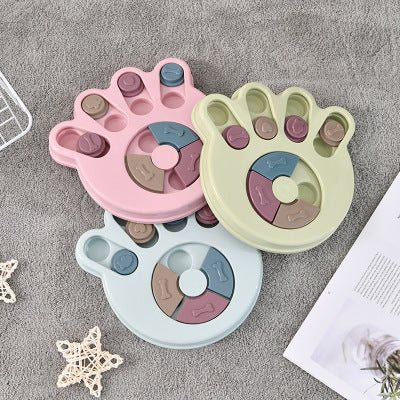 Comedero lento tipo puzle para gatos y perros