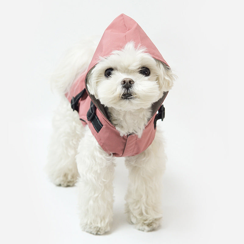 Chubasquero impermeable reflectante para perros