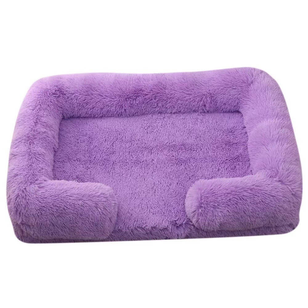 Cama nido de felpa para perros y gatos