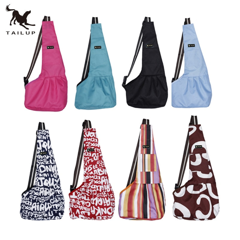 Bolso bandolera cortaviento para perros y gatos pequeños
