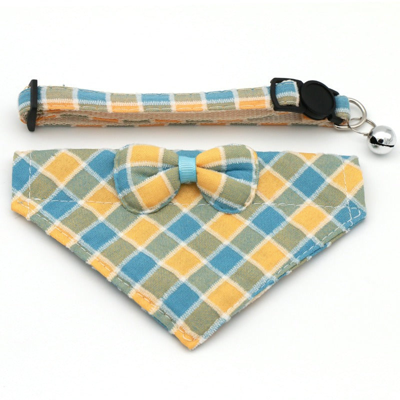 Collar pañuelo con lazo para perros y gatos