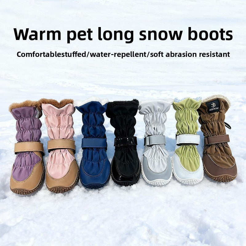 Botas de invierno impermeables antideslizantes para perros