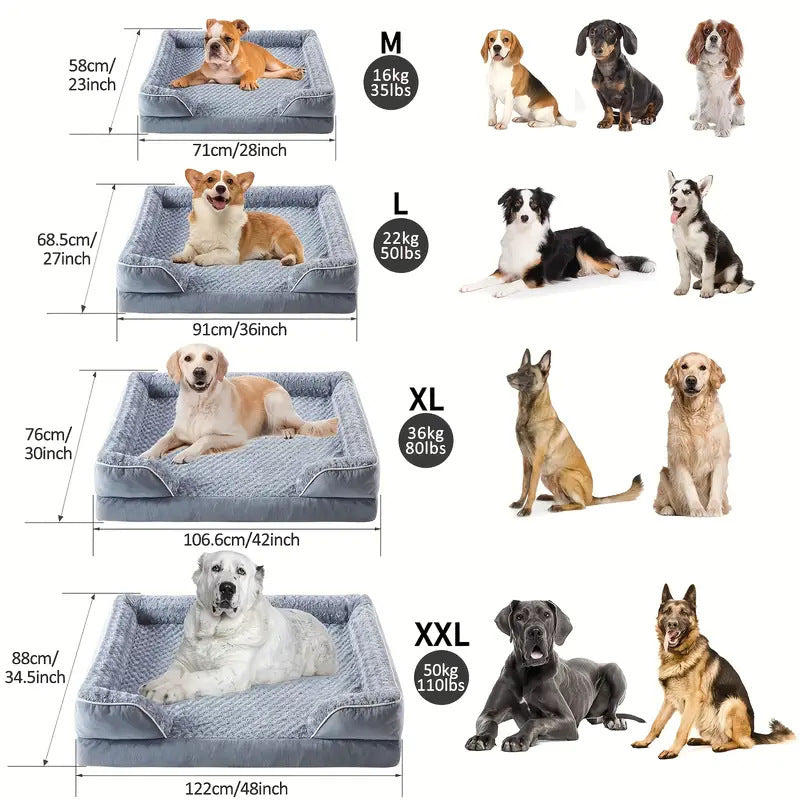 Sofá cama impermeable y lavable para perros