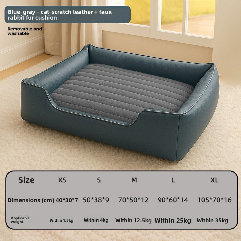 Cama impermeable y desenfundable para perros