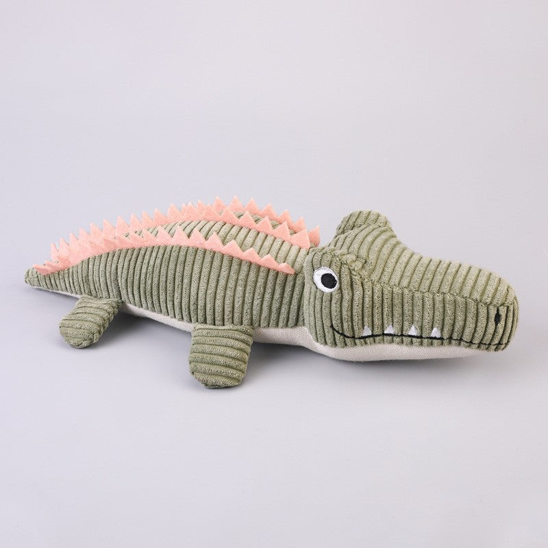 Juguete de cocodrilo con sonido para perros y gatos