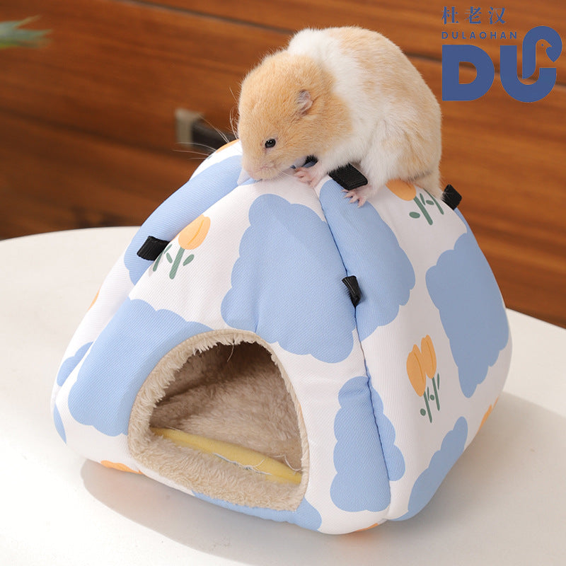 Nido ventilado para hámster y mascotas pequeñas