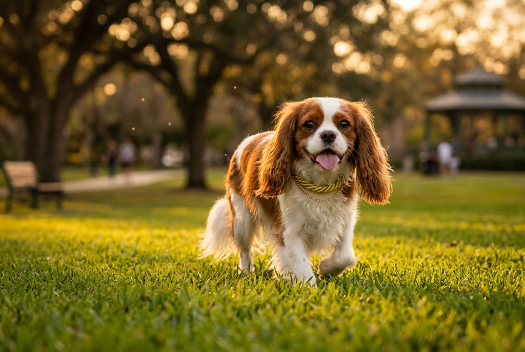 Collar de cuerda con cadena dorada Atardecer - Pawsome Pets New York