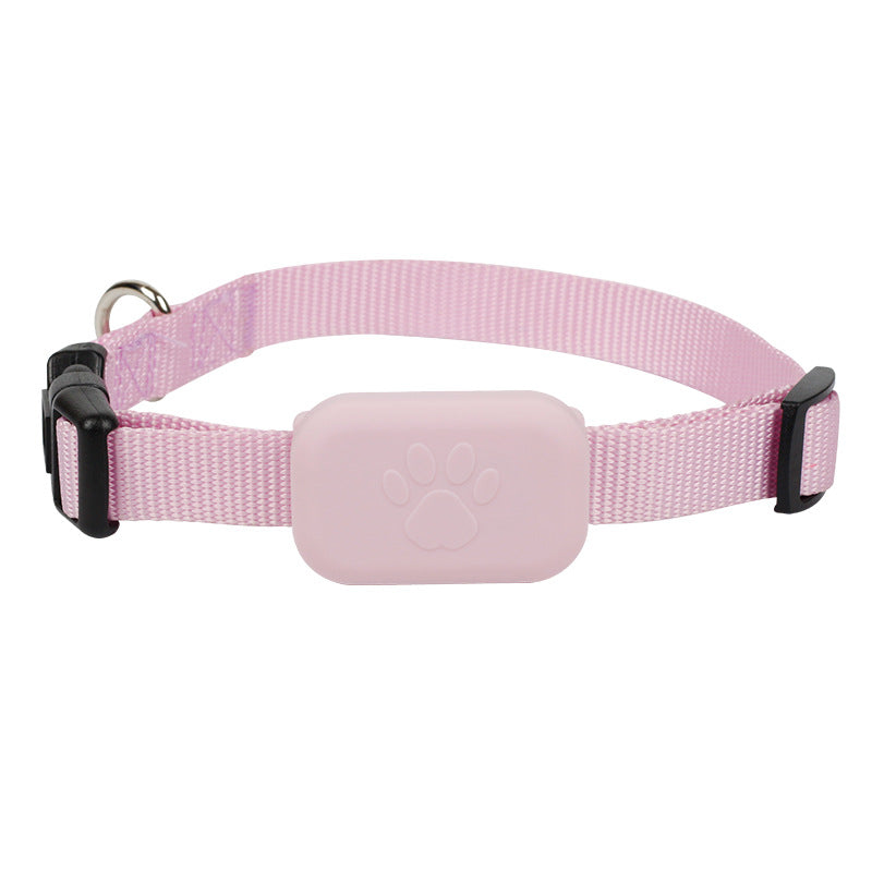 Localizador Bluetooth certificado por Apple (MFi) para mascotas – Collar rosa