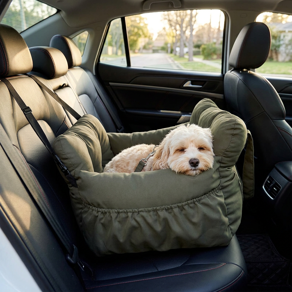 Cama de coche para perros pequeños y medianos