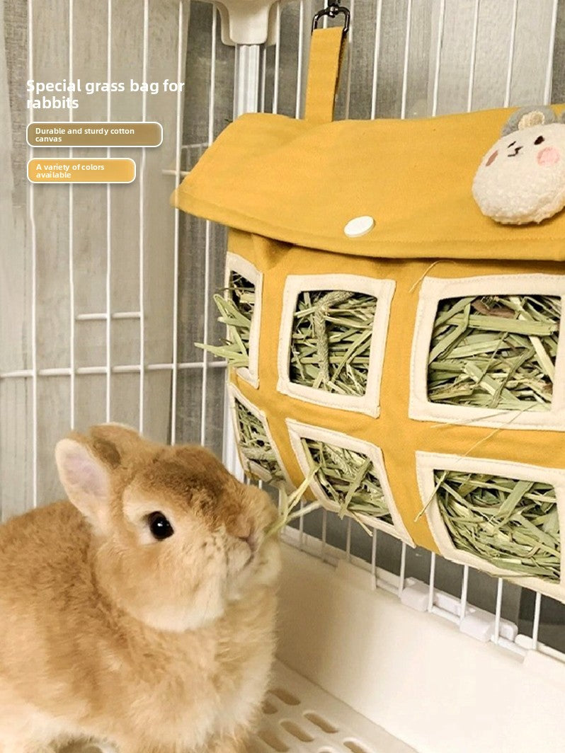 Bolsa Colgante Lavable para Heno de Mascotas Pequeñas