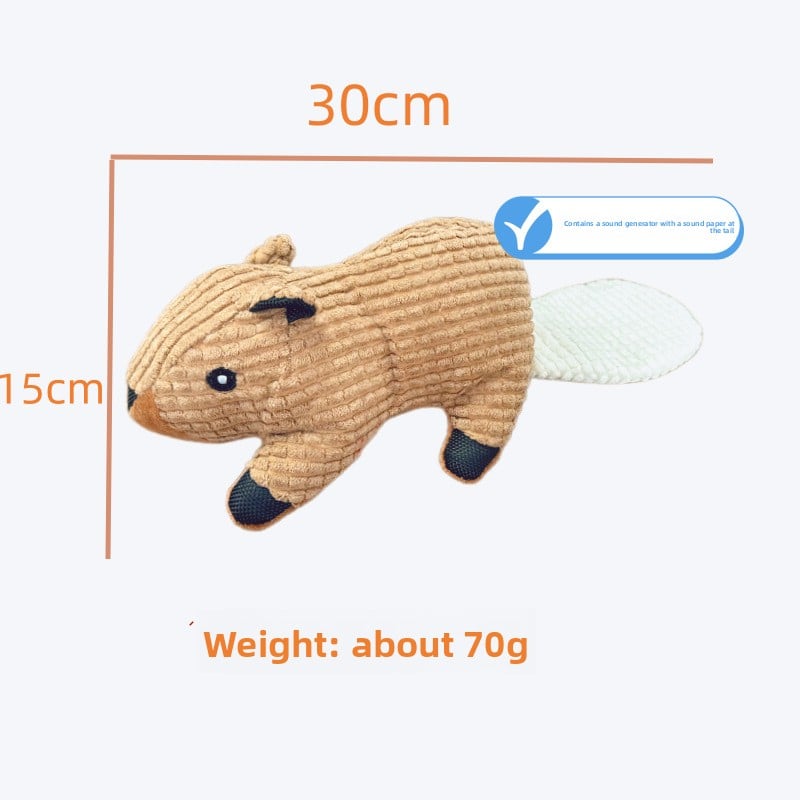 Juguete de peluche con sonido para perros y gatos